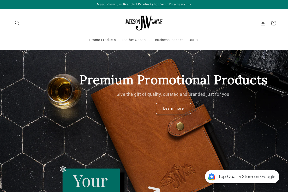 jacksonwayne.com homepage screenshot