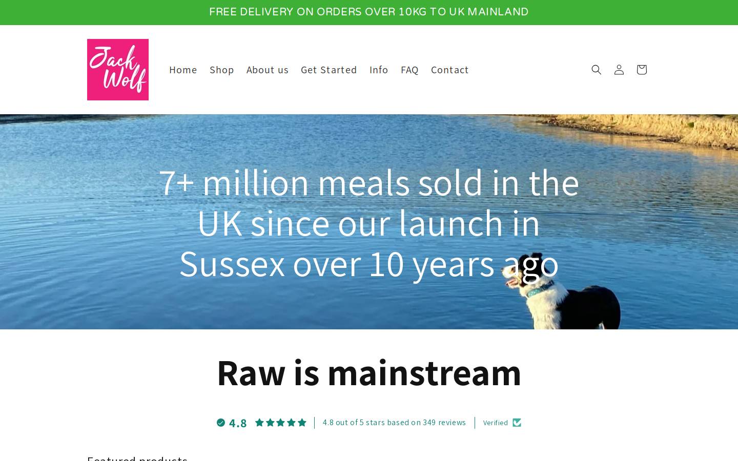 Jackwolf homepage screenshot