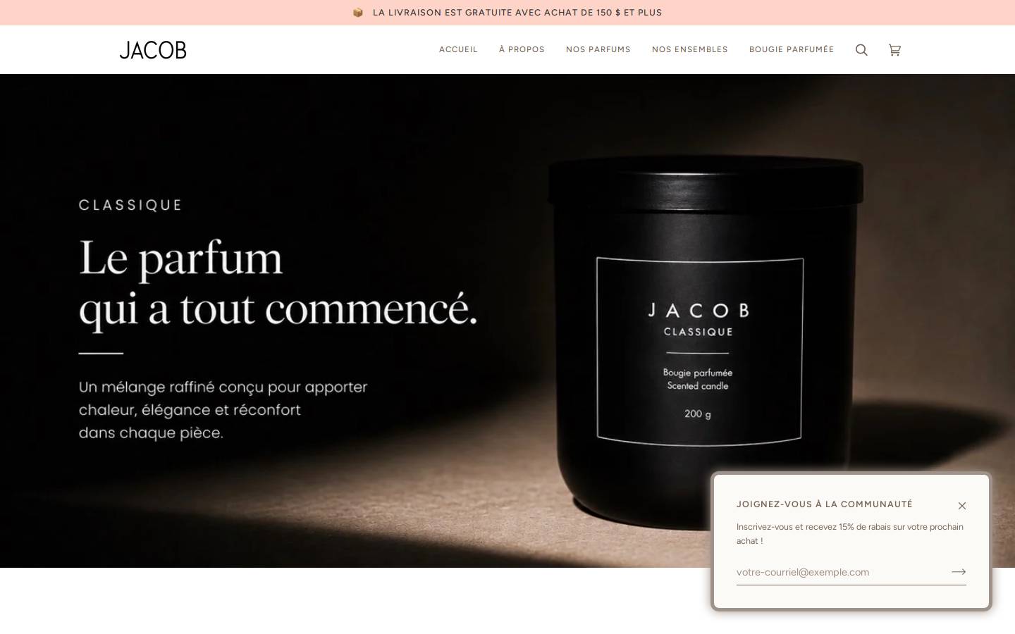 jacob.ca homepage screenshot
