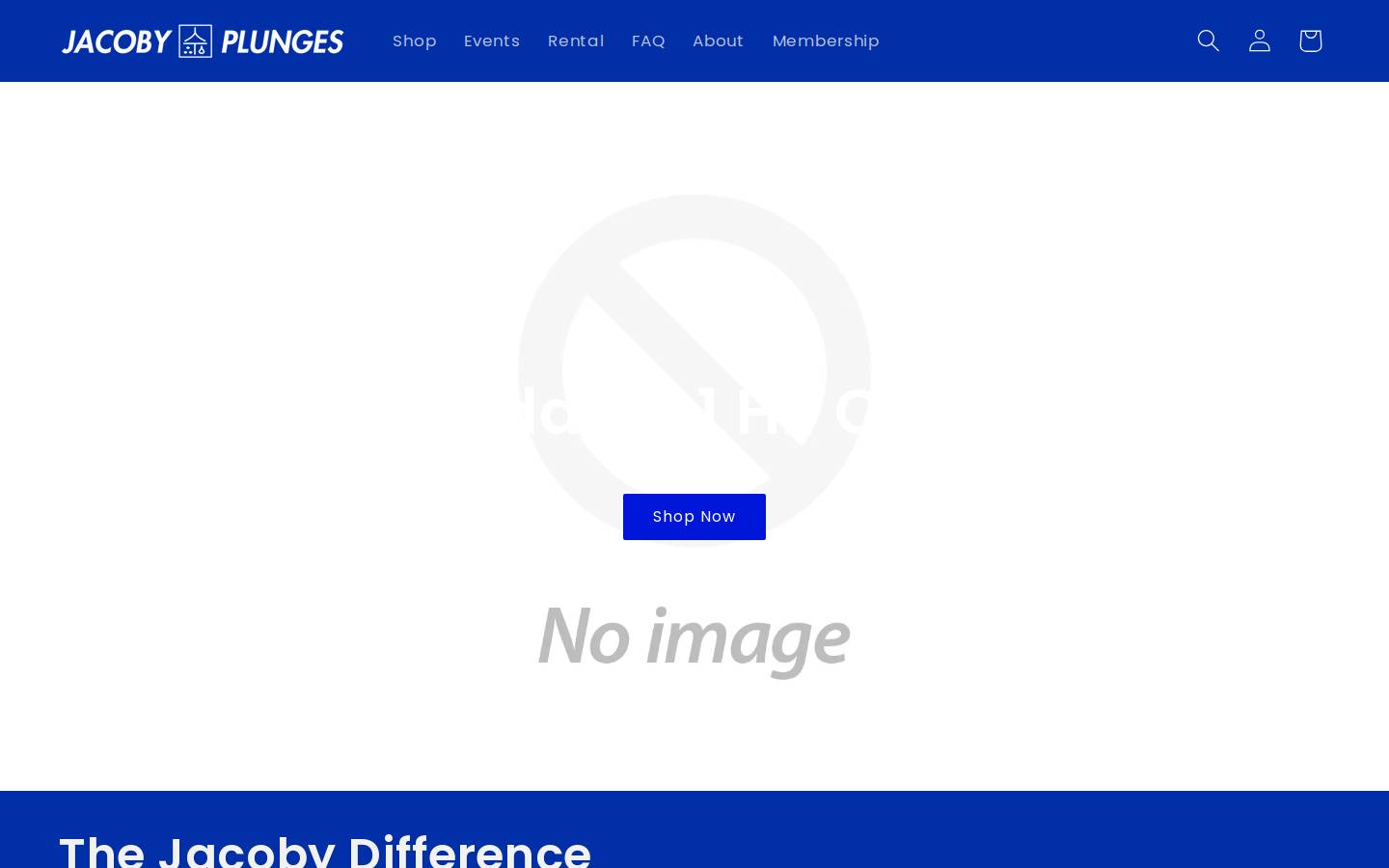 jacobyplunges.co homepage screenshot