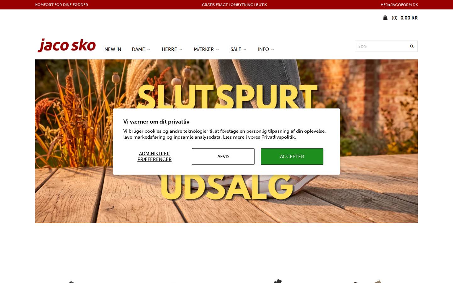 Jaco Sko homepage screenshot