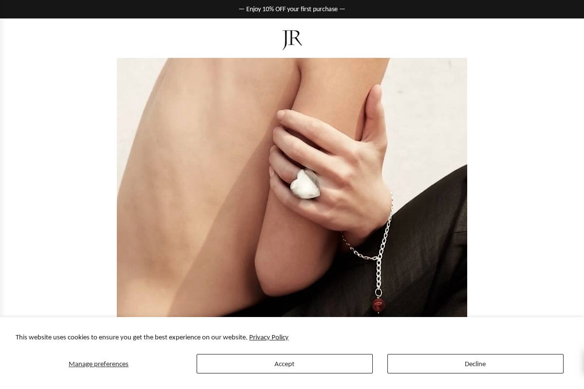 jacquelinerose.com homepage screenshot