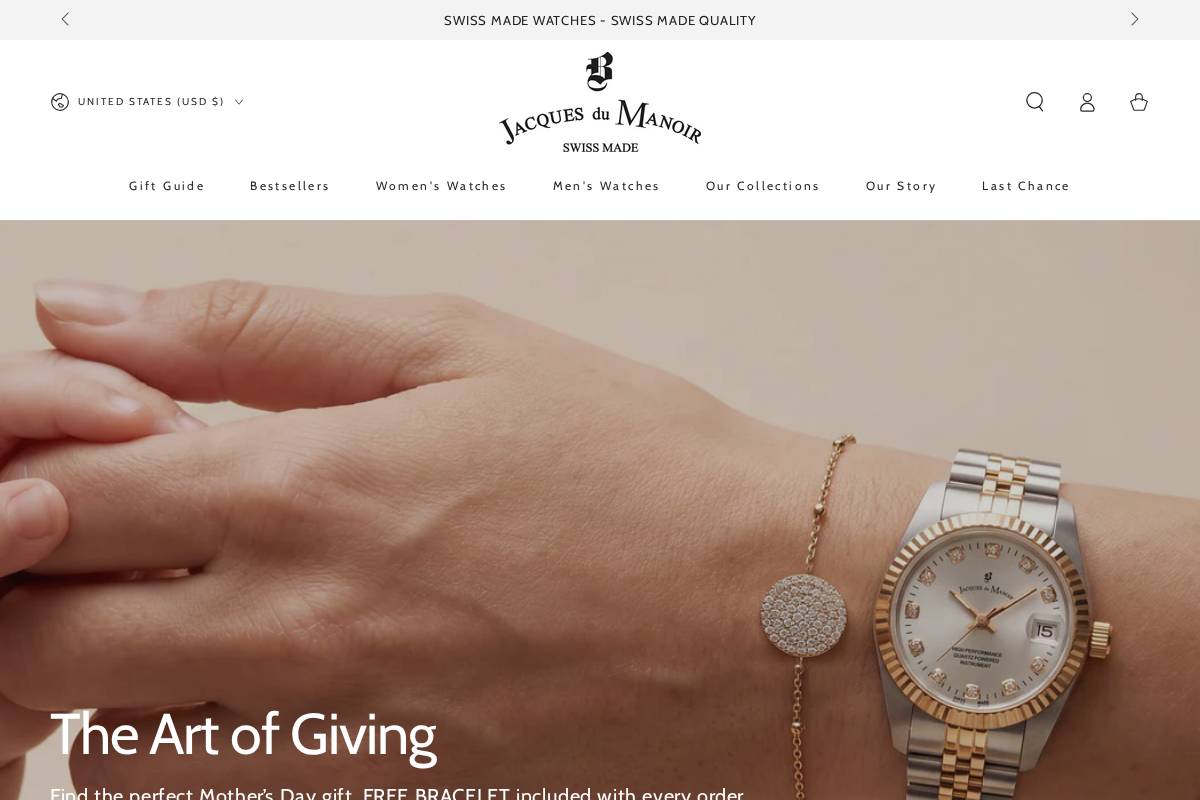 Jacques Du Manoir Be homepage screenshot