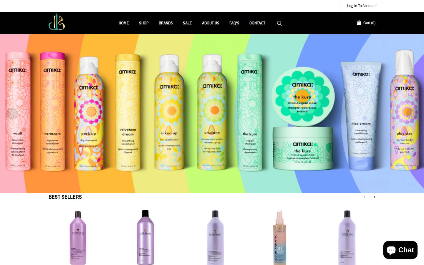 jadebeauty.com homepage screenshot