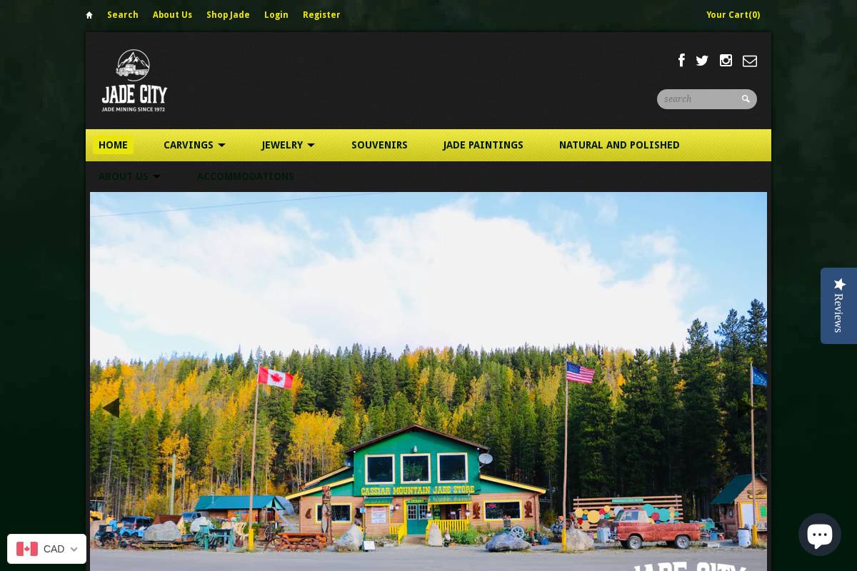 jadecity.com homepage screenshot