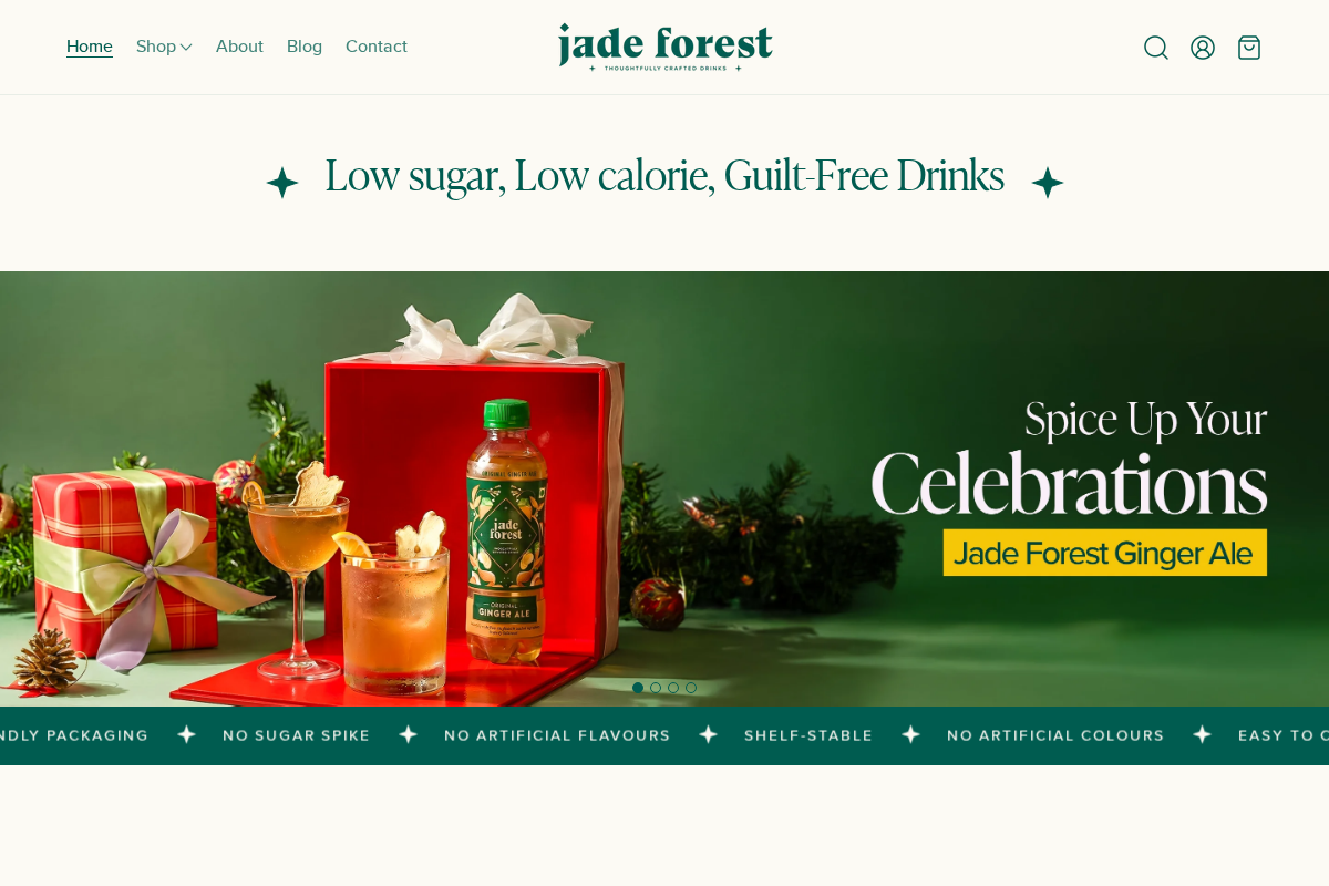 Jade Forest homepage screenshot