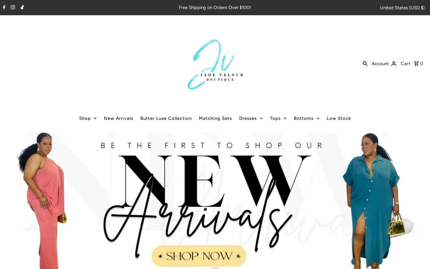 jadevelour.com homepage screenshot