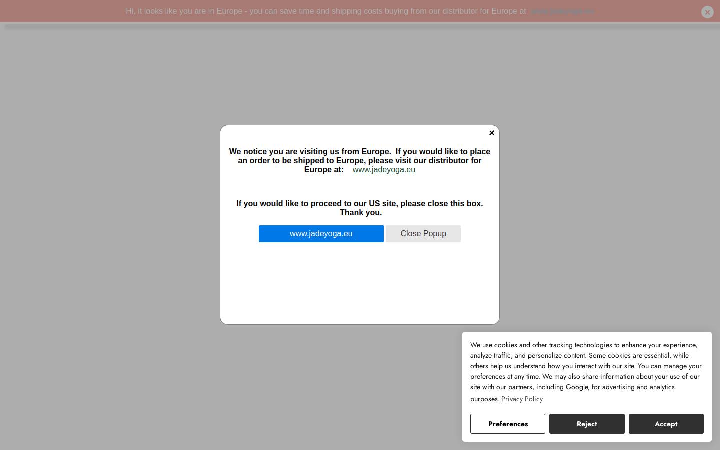 JadeYoga homepage screenshot