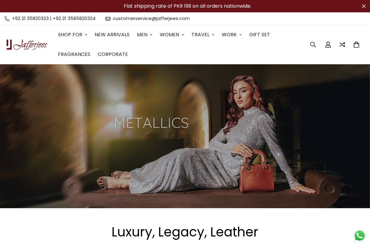 Jafferjees Store homepage screenshot