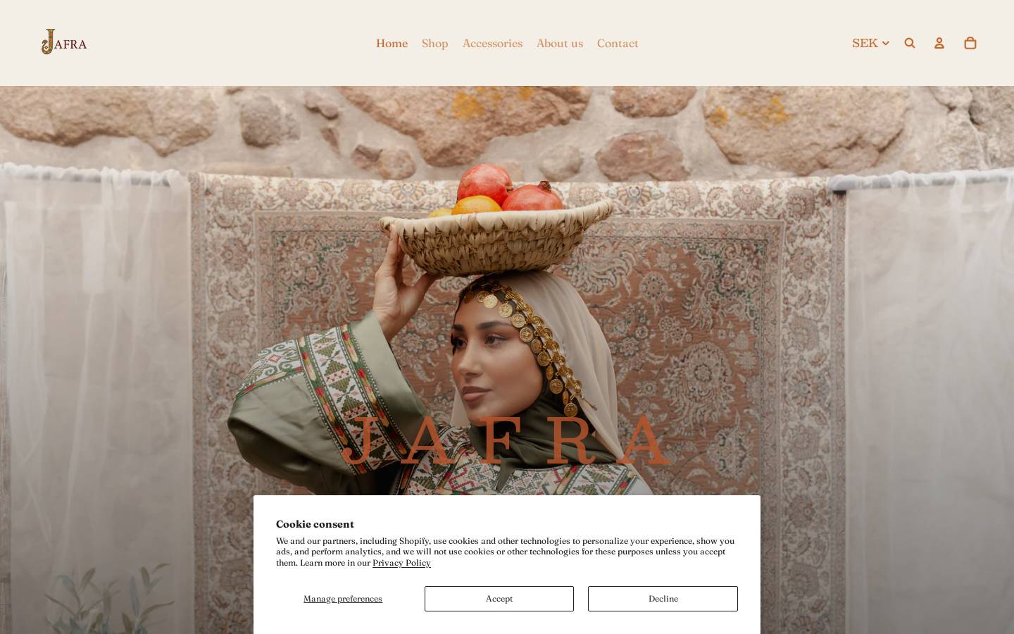 jafrathobe.com homepage screenshot