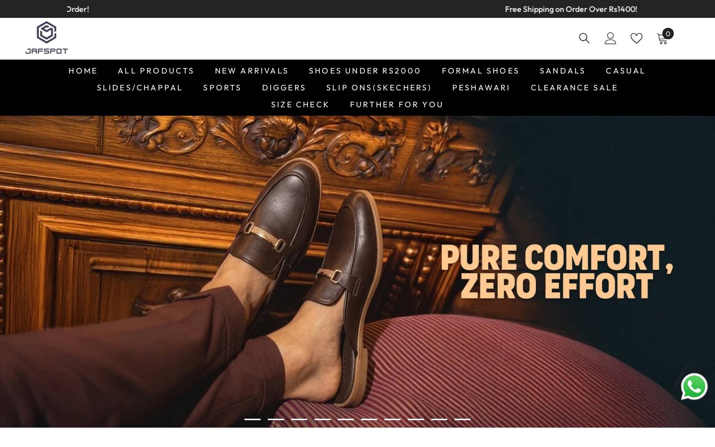jafspot.com homepage screenshot
