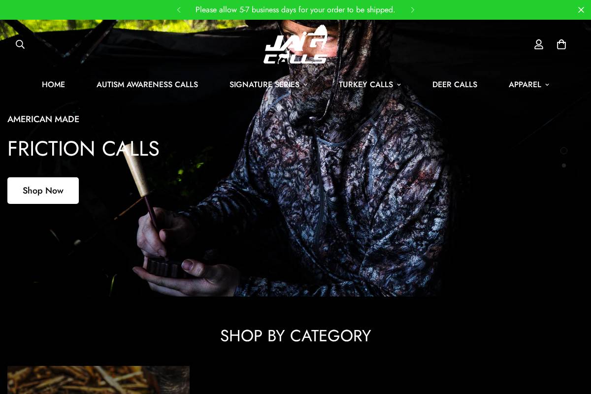 jagcalls.com homepage screenshot