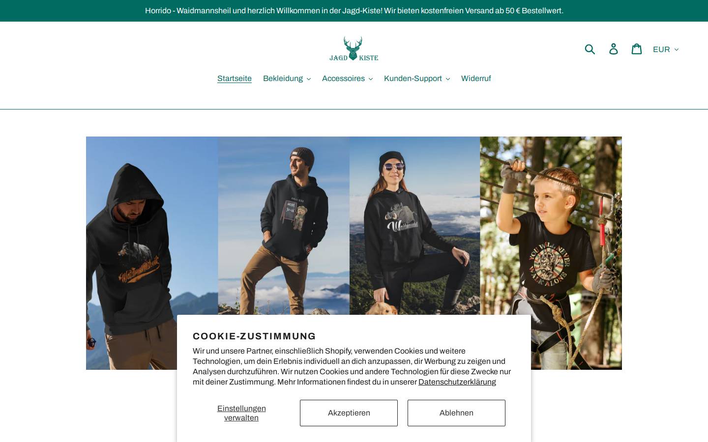 jagd-kiste.de homepage screenshot