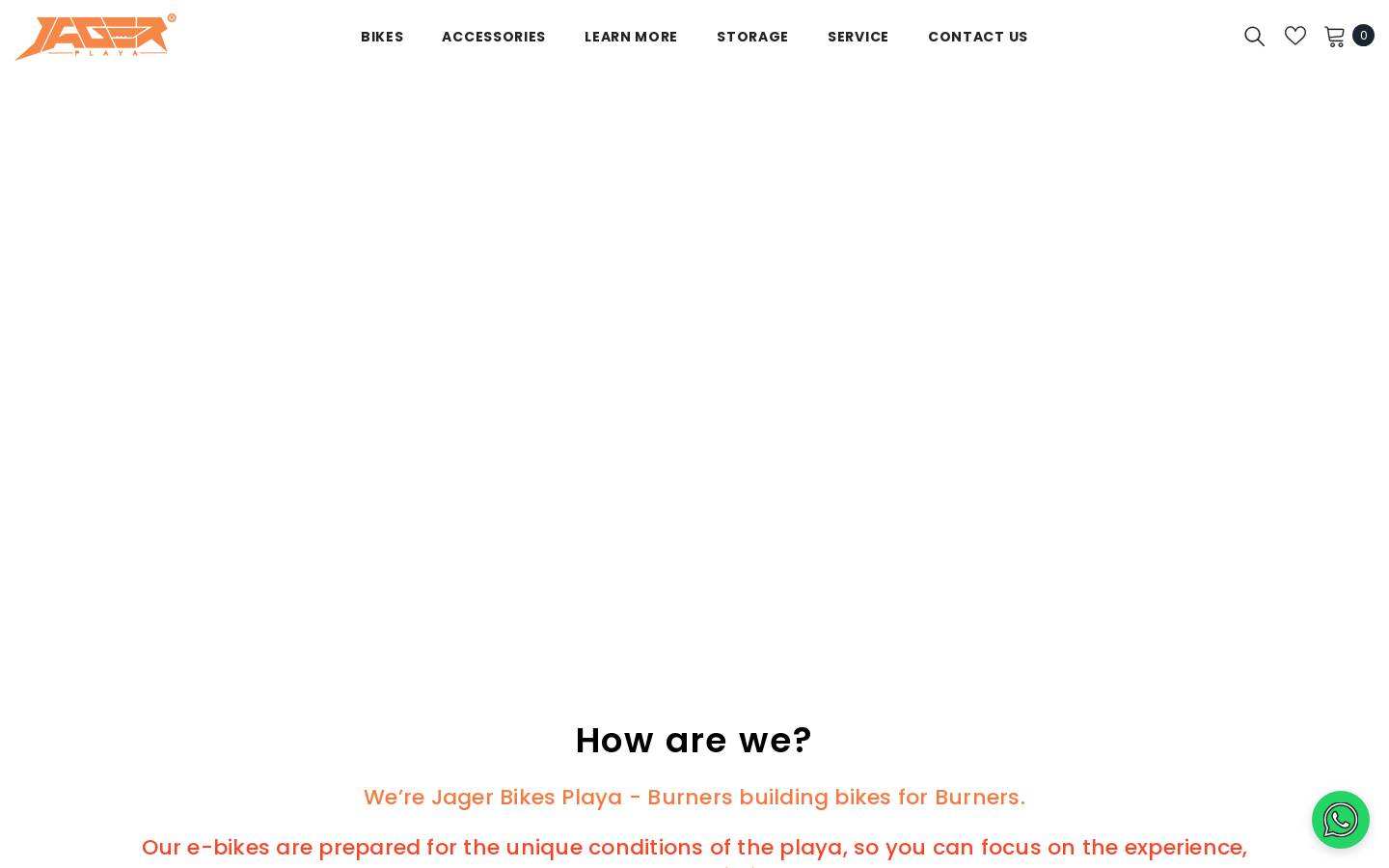 jagerbikesplaya.com homepage screenshot
