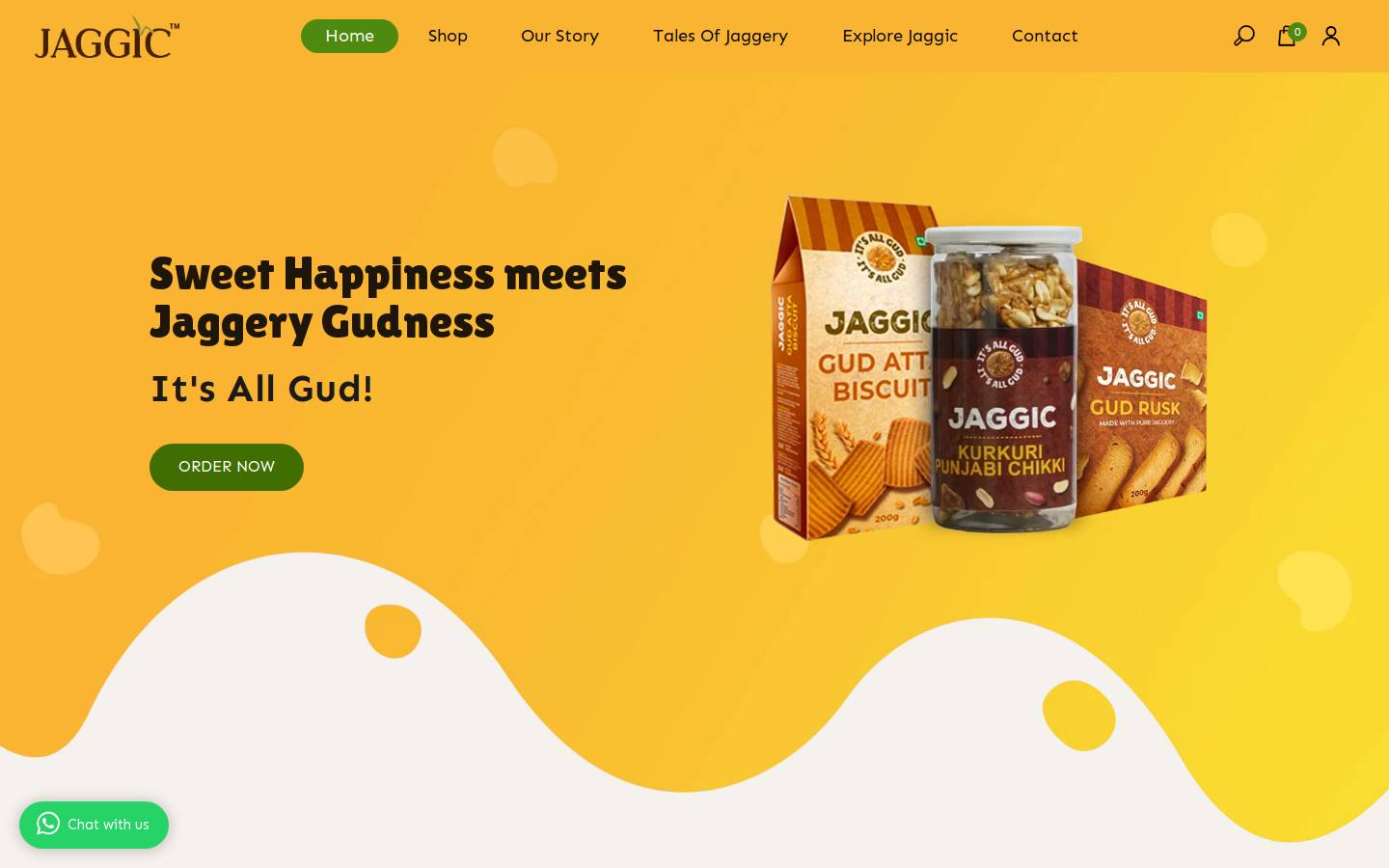 jaggic.com homepage screenshot