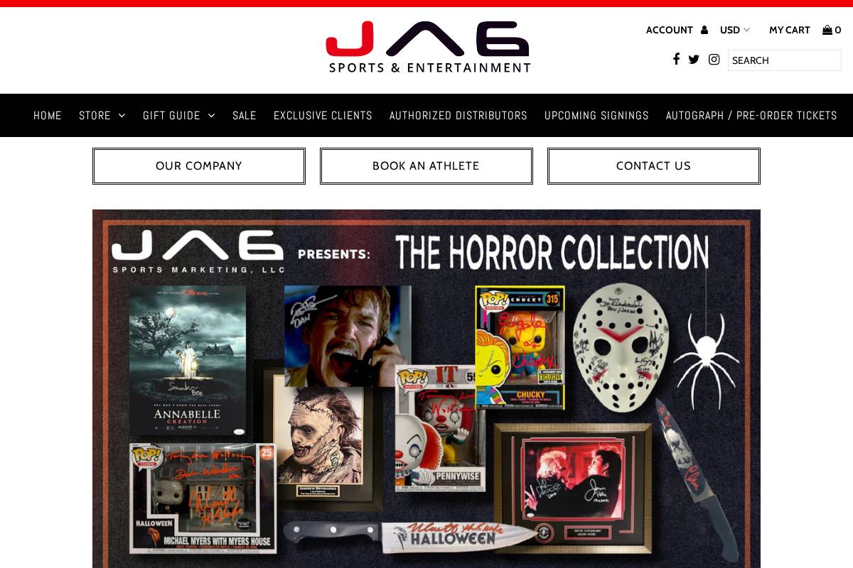 jagsportsmarketing.com homepage screenshot