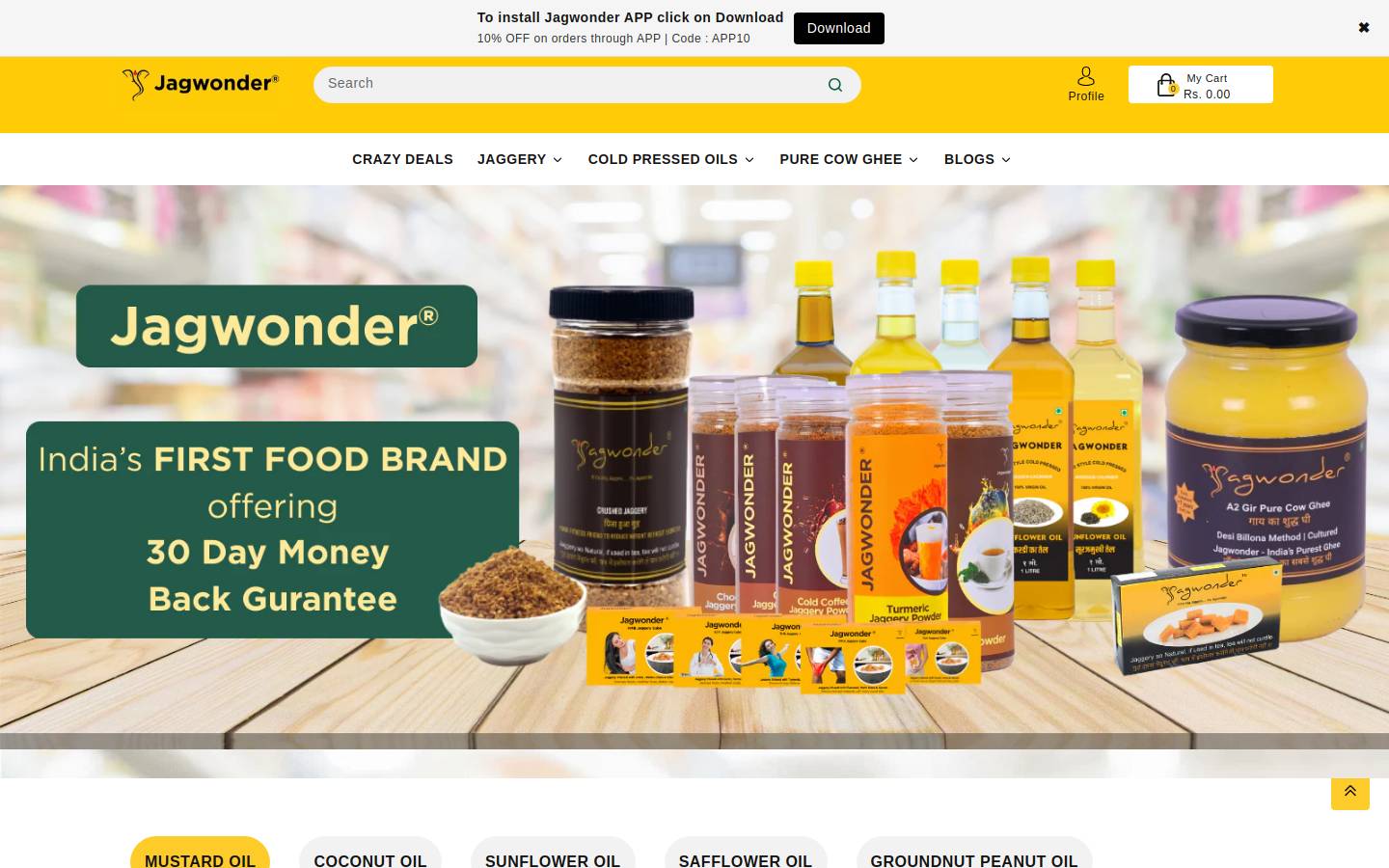 jagwonder.net homepage screenshot