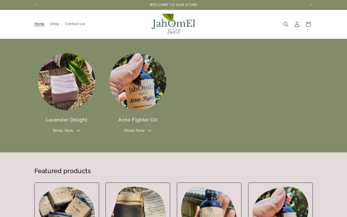 jahomelbylce.com homepage screenshot