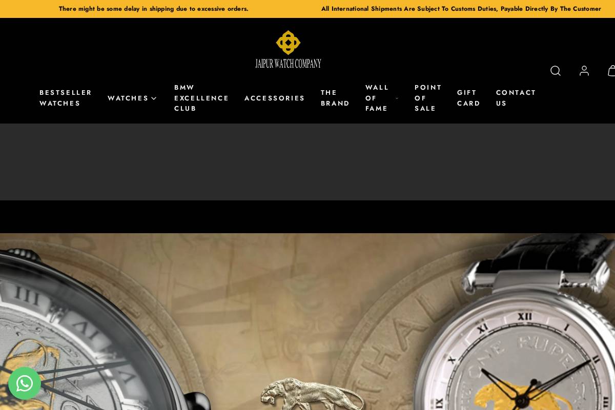 jaipur.watch homepage screenshot