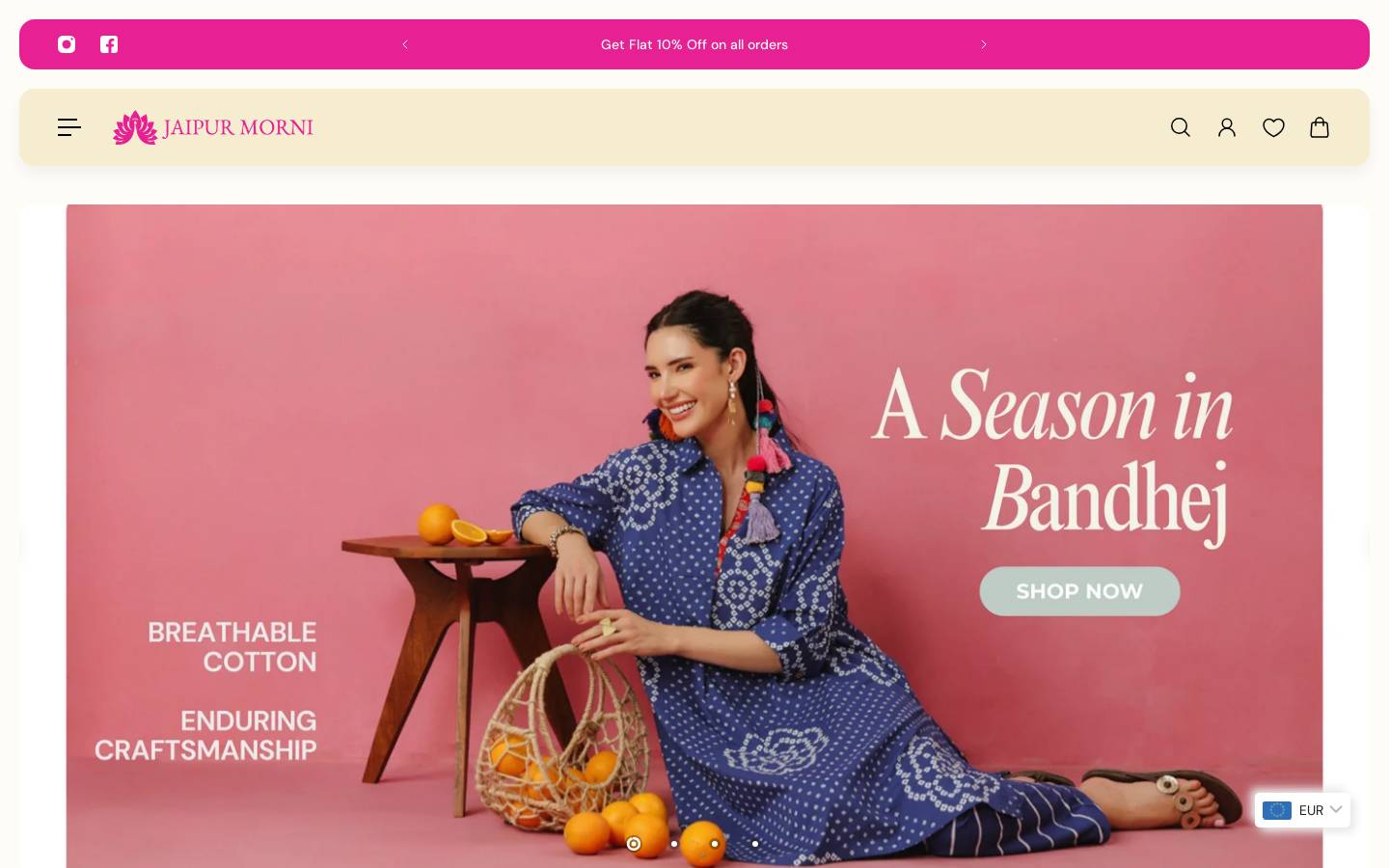 jaipurmorni.com homepage screenshot
