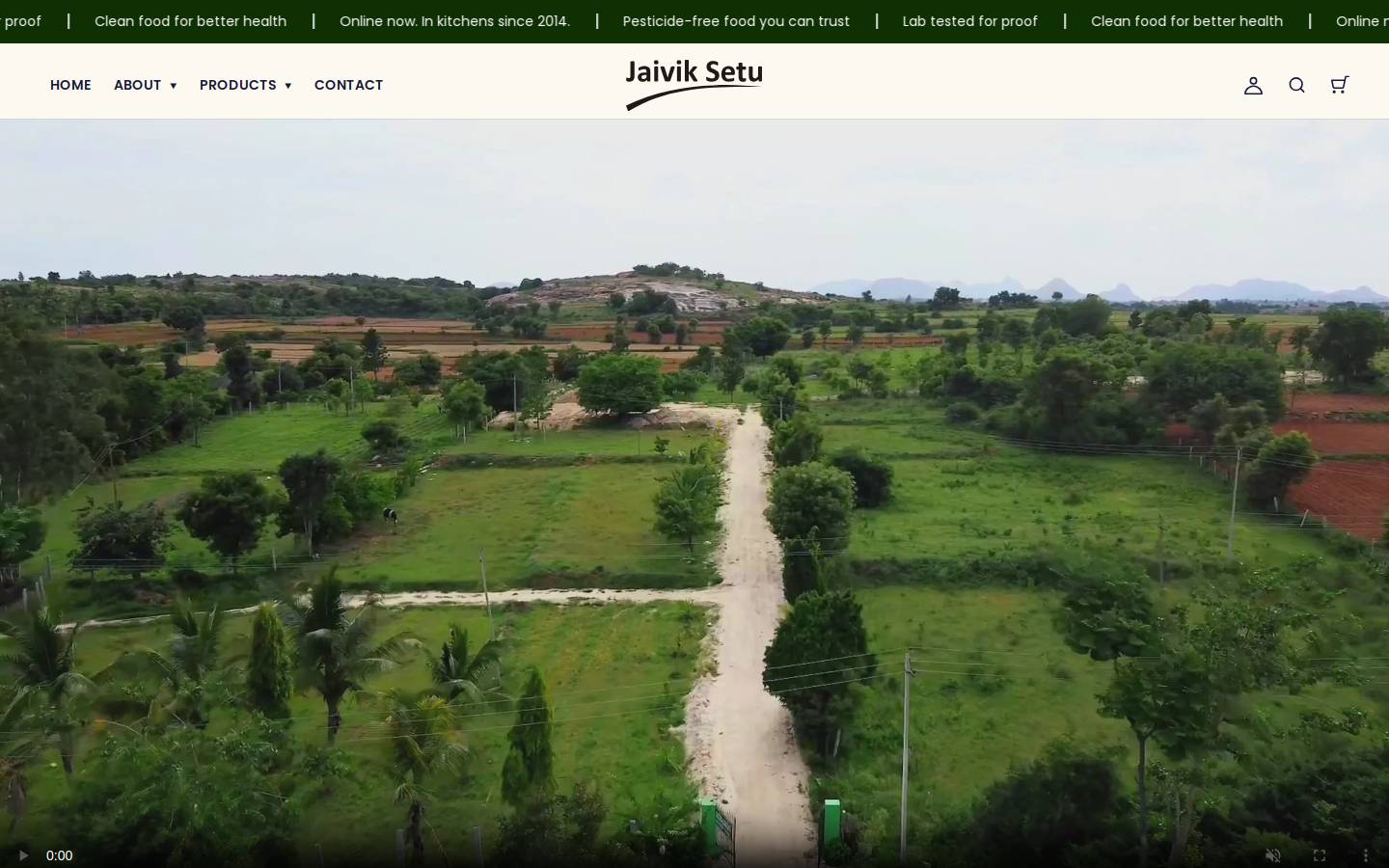 jaiviksetu.com homepage screenshot