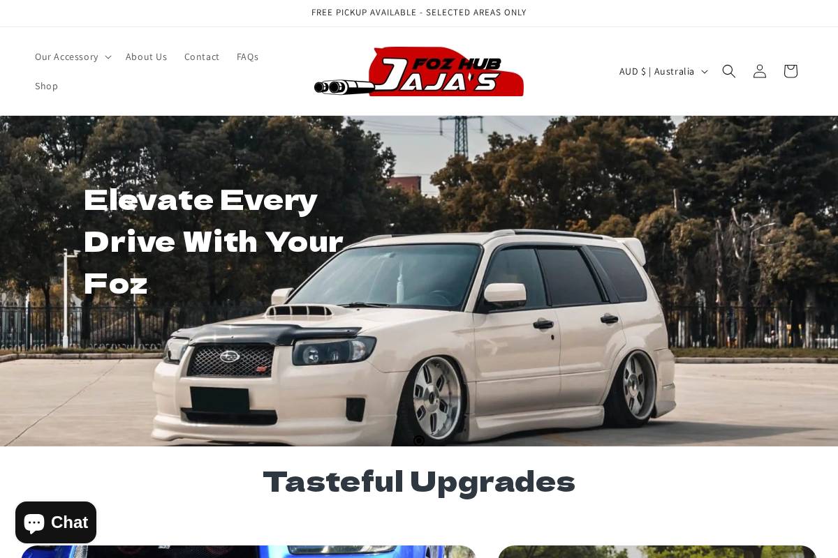 jajasfozhub.com homepage screenshot