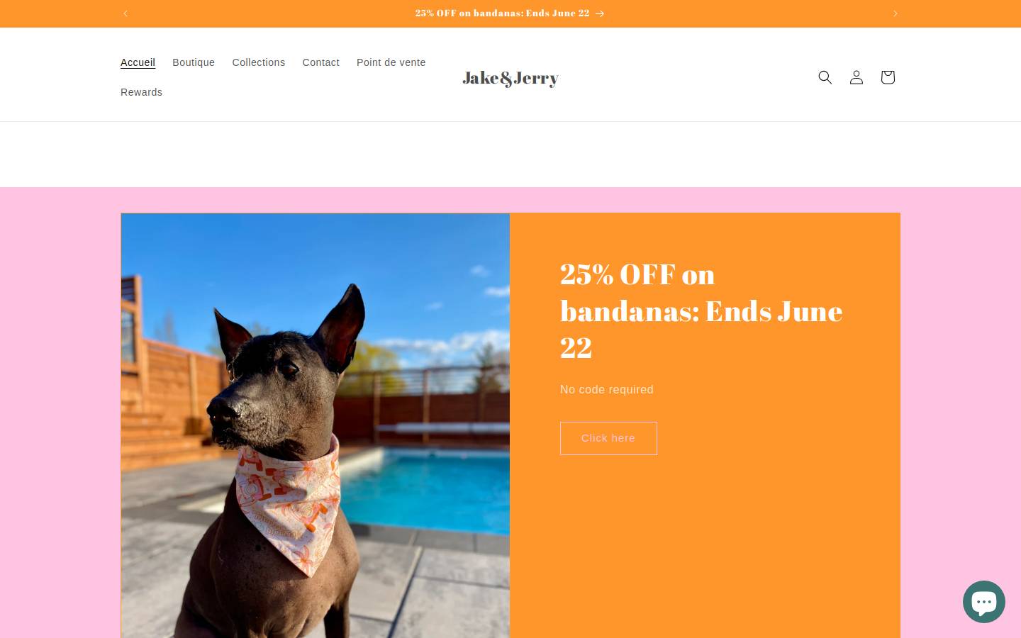 jakejerry.com homepage screenshot