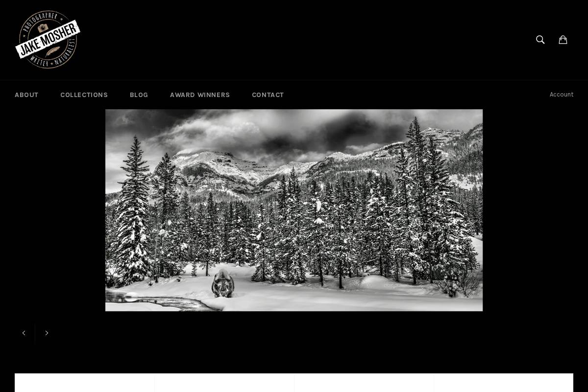 jakemosher.com homepage screenshot