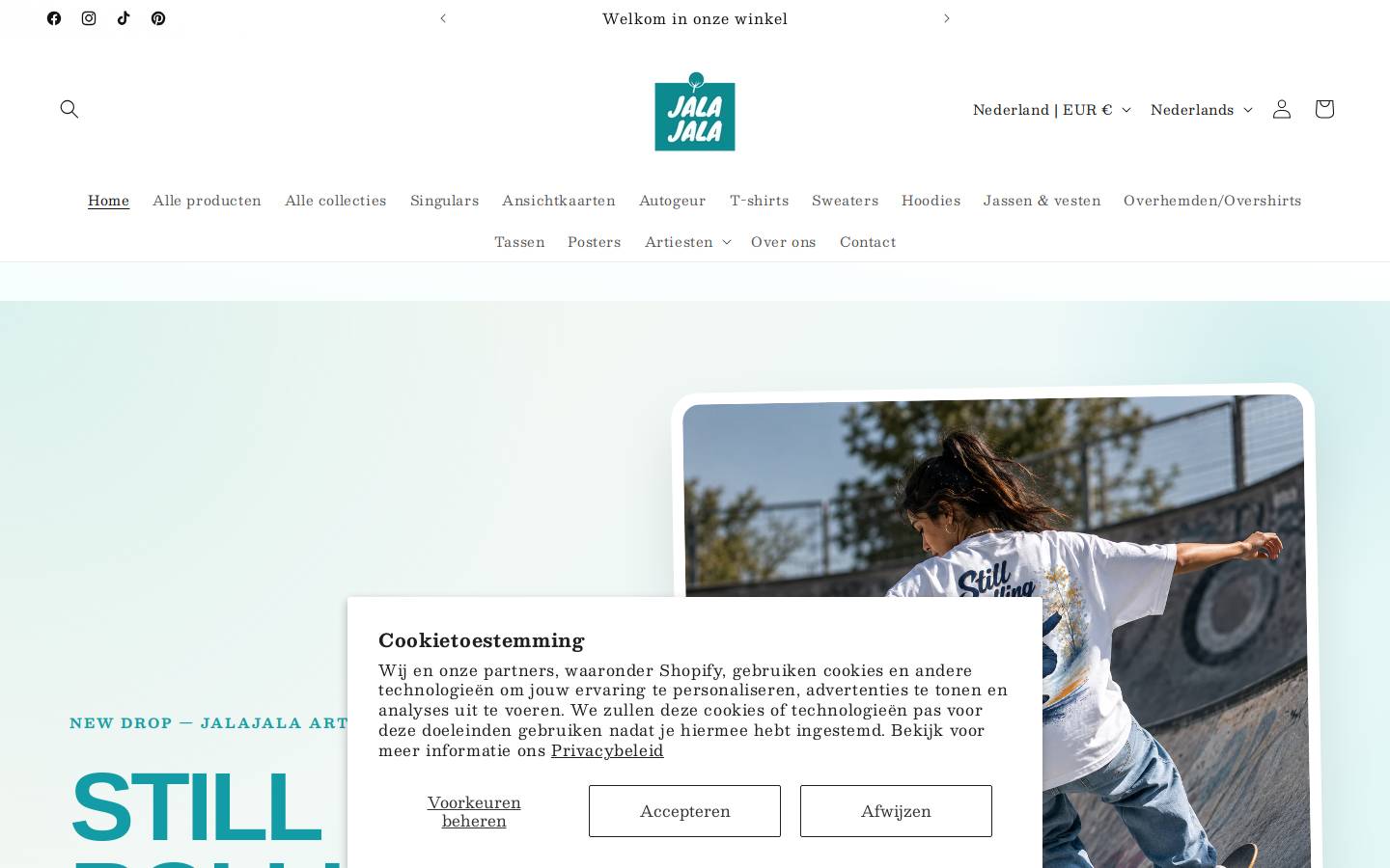 jalajala.nl homepage screenshot