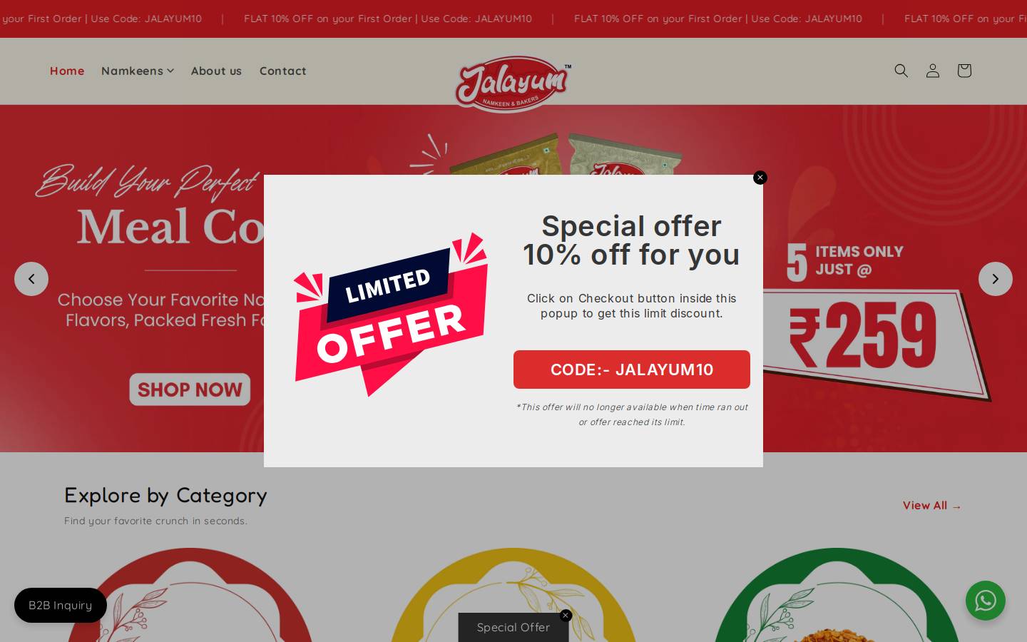 jalayum.com homepage screenshot