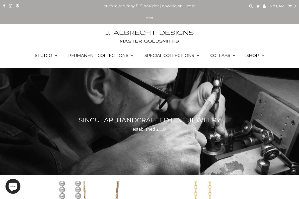 jalbrechtdesigns.com homepage screenshot