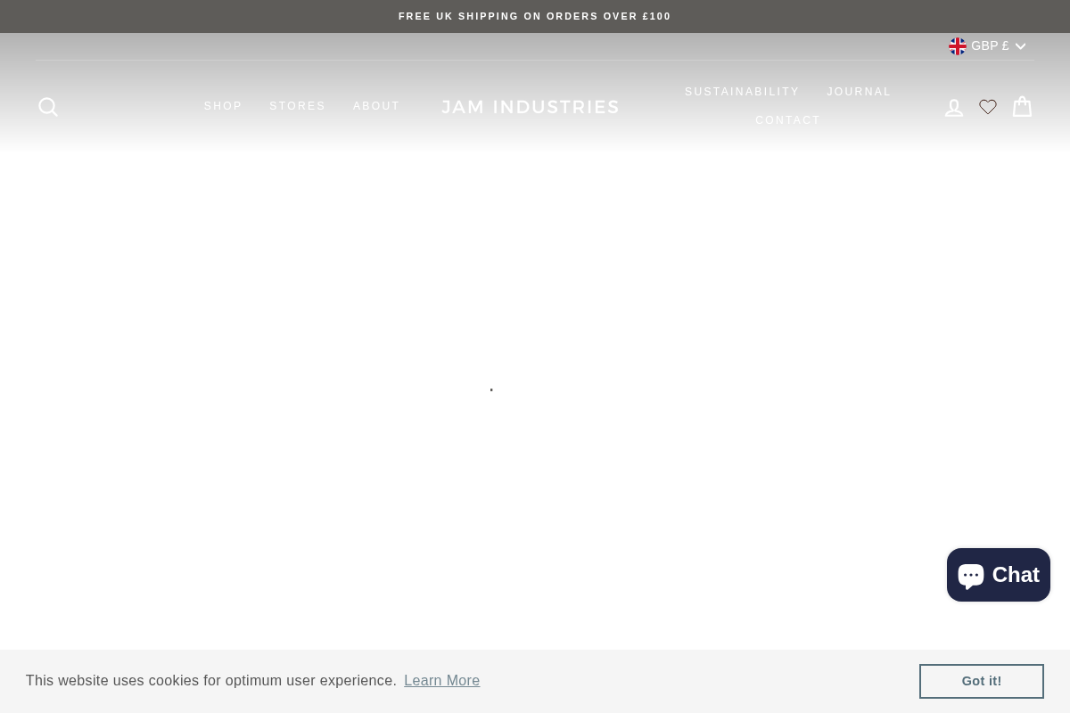 jam-industries.co.uk homepage screenshot