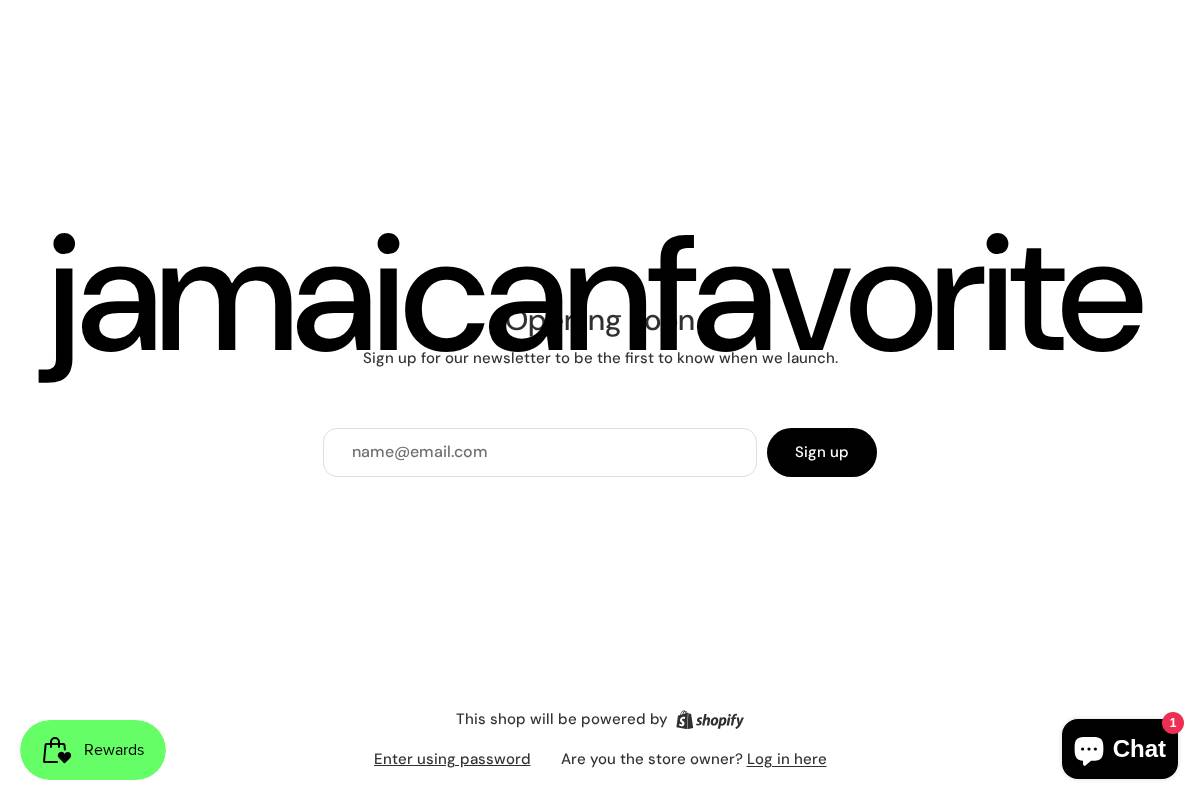 jamaicanfavorite.com homepage screenshot