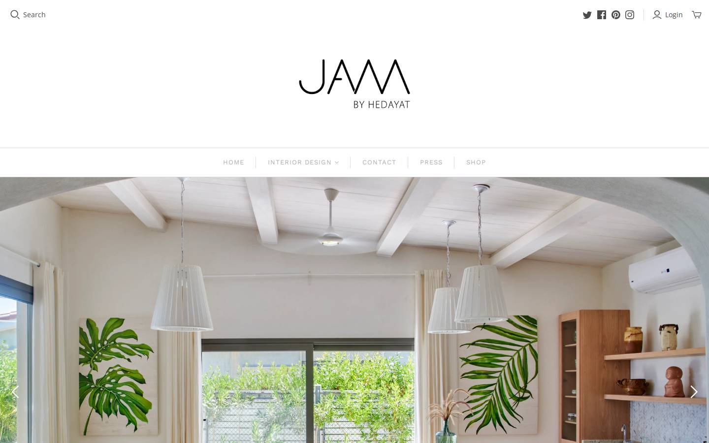 jambyhedayat.com homepage screenshot