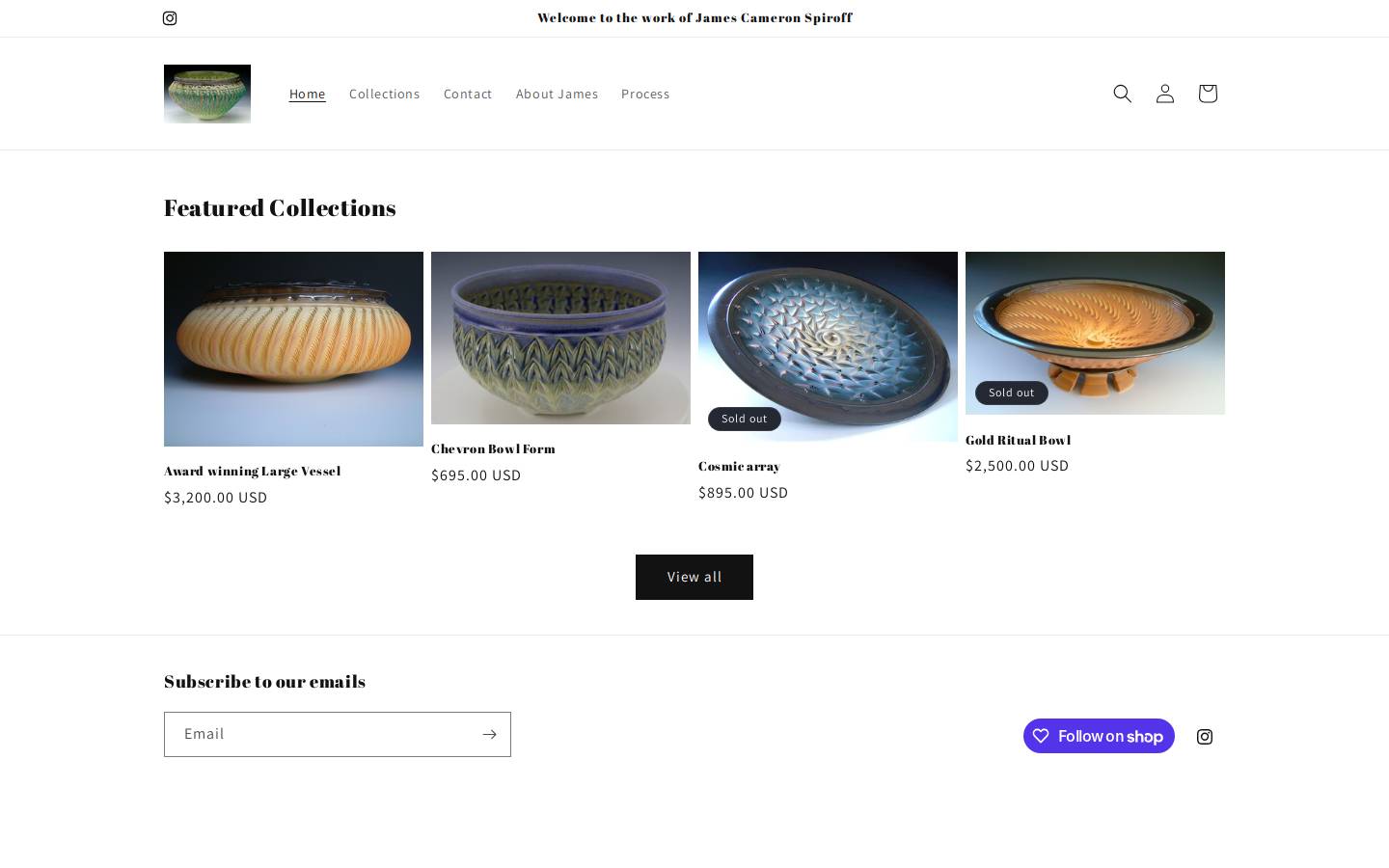 jamesclayman.com homepage screenshot