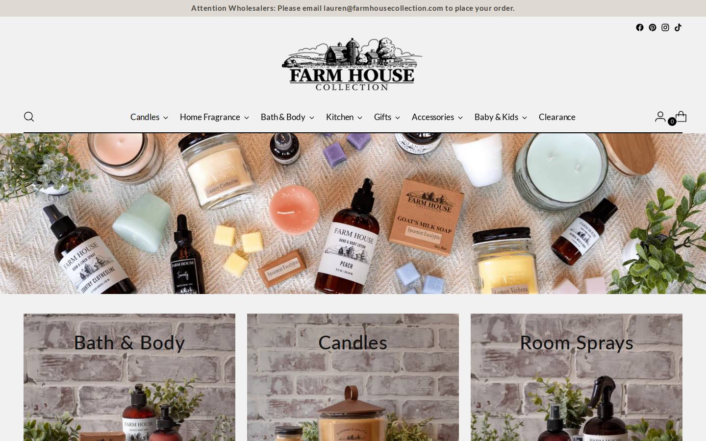 jamesport-farmhouse.com homepage screenshot