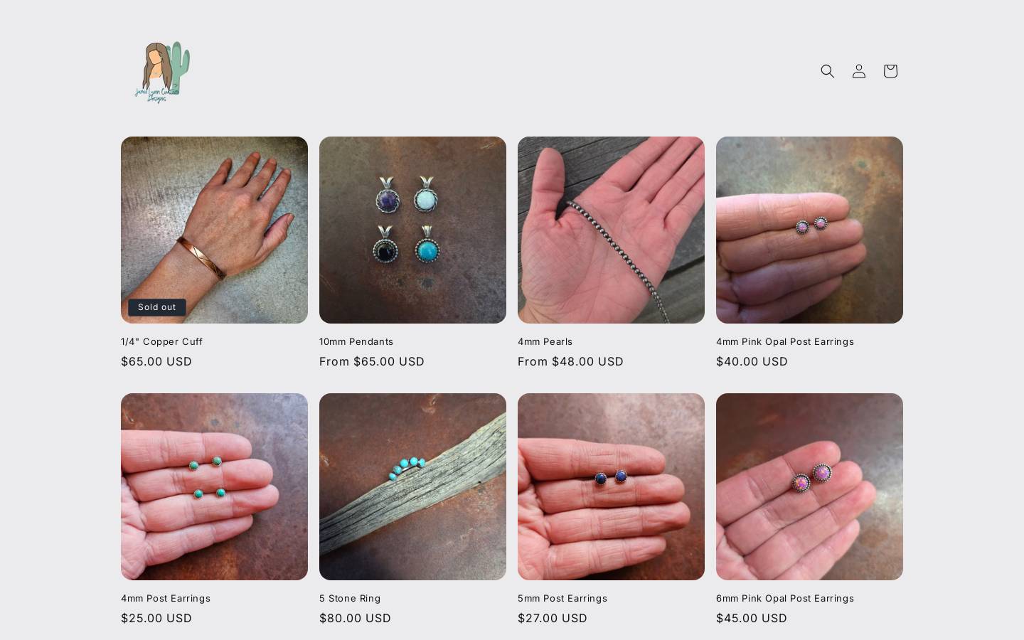 jamielynncustomdesigns.com homepage screenshot