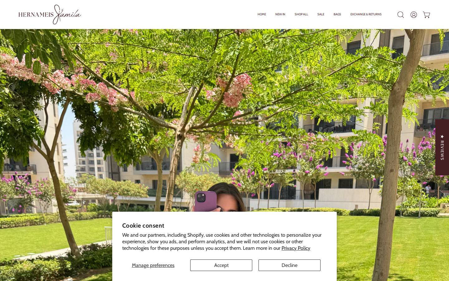 jamilaco.com homepage screenshot
