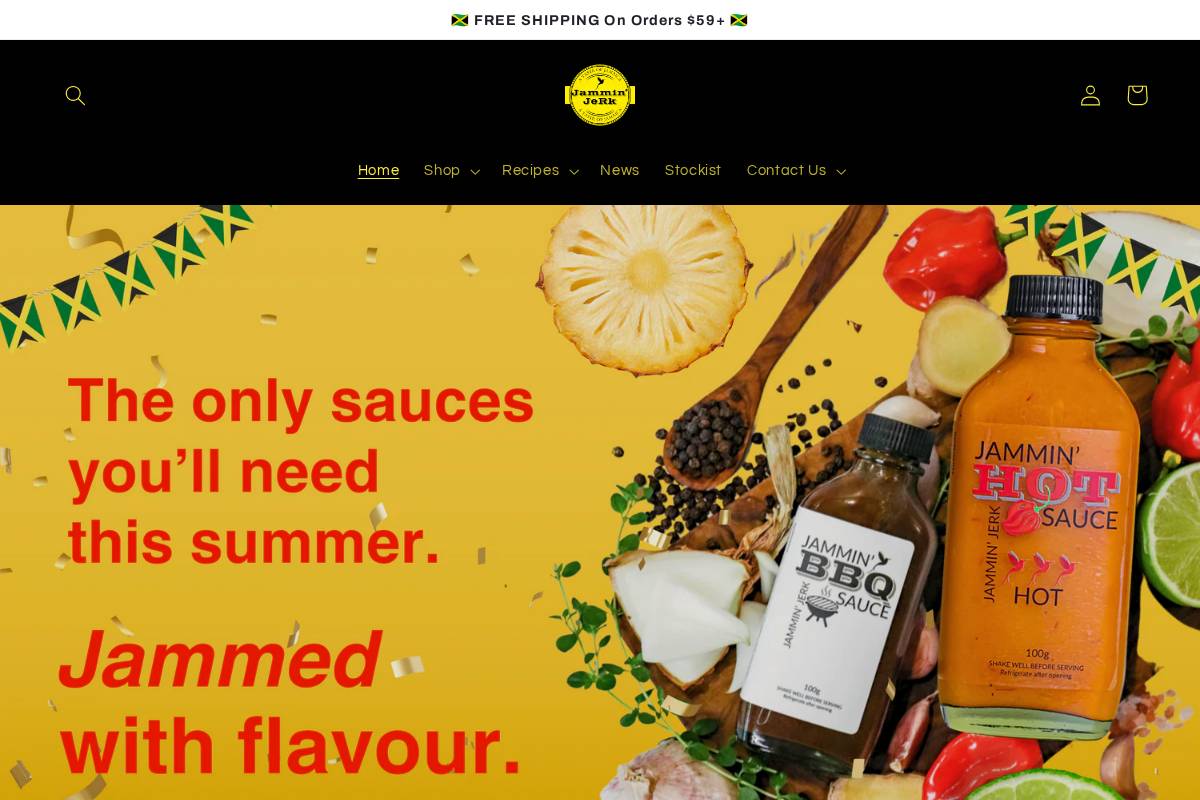 jamminjerk.com.au homepage screenshot