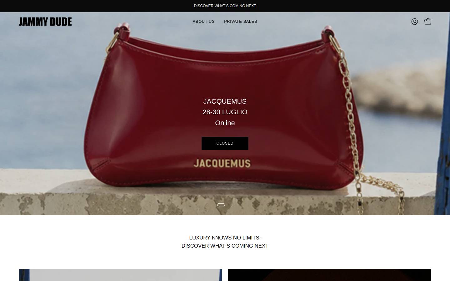 jammydude.com homepage screenshot
