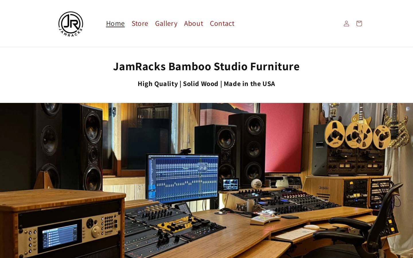 jamracks.com homepage screenshot