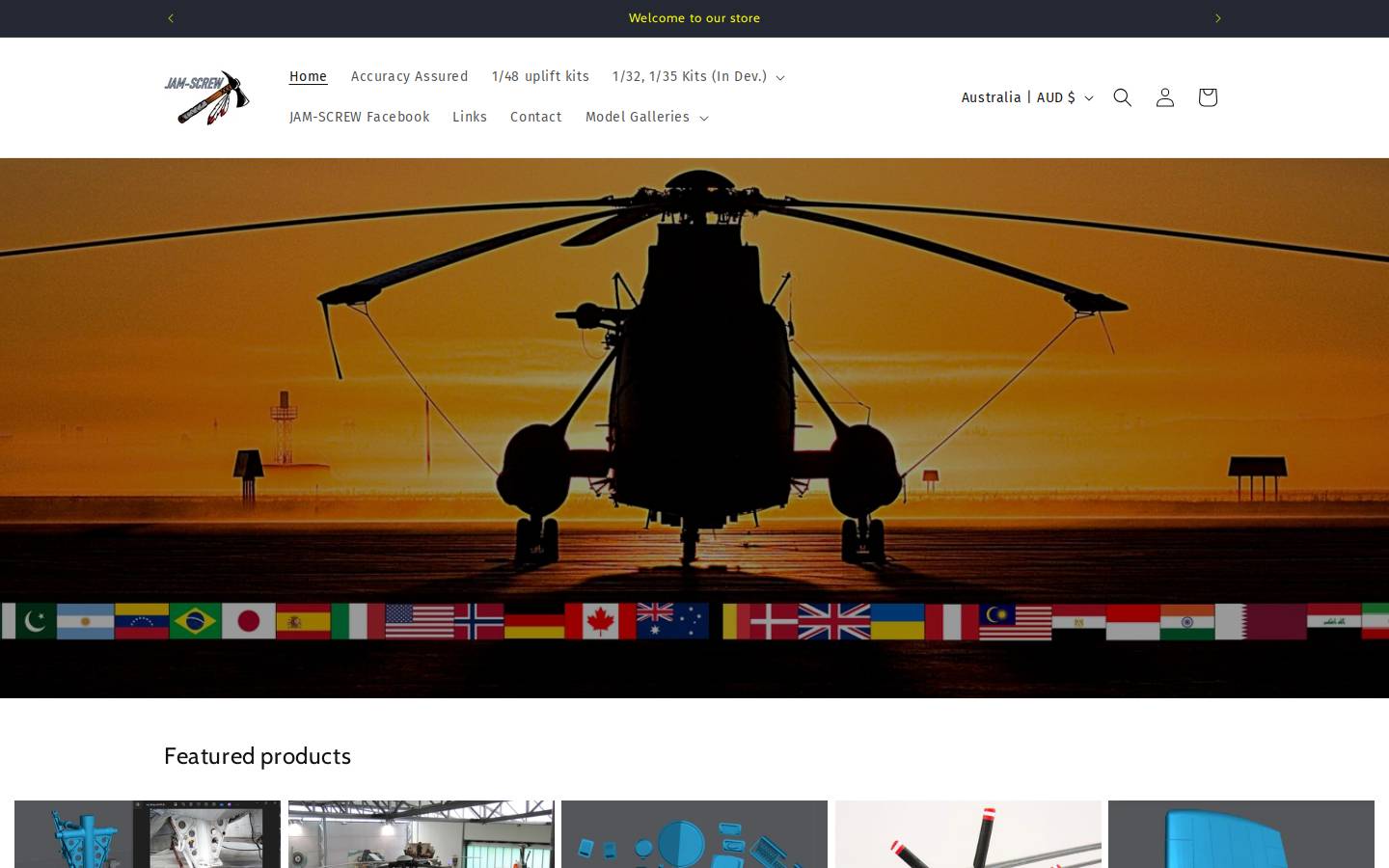 jamscrew.com homepage screenshot