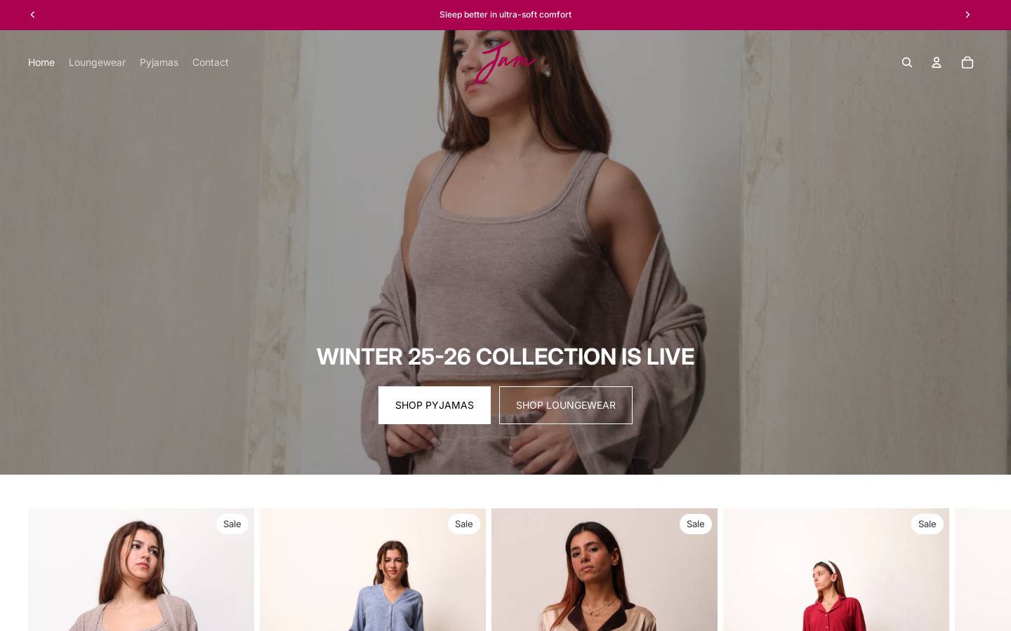 jamthebrand.com homepage screenshot