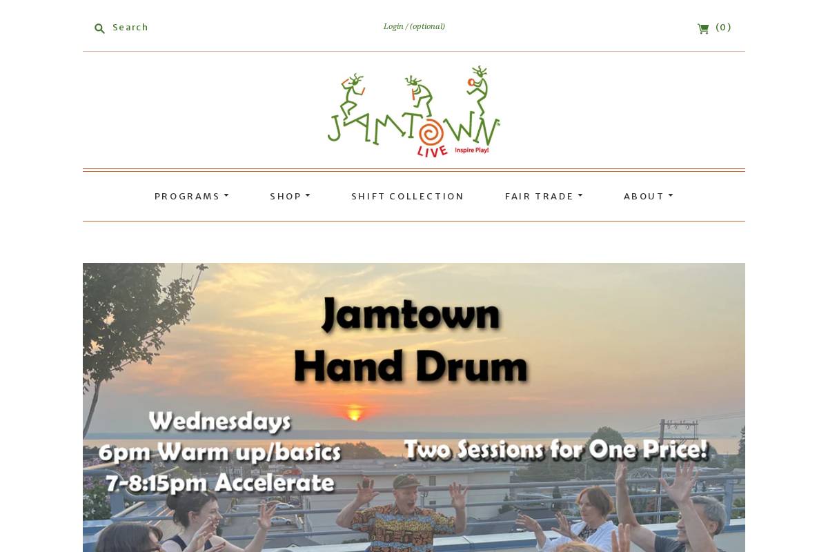 jamtownlive.com homepage screenshot