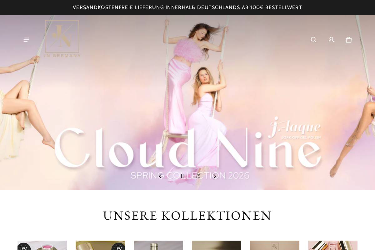 jananails-germany.de homepage screenshot