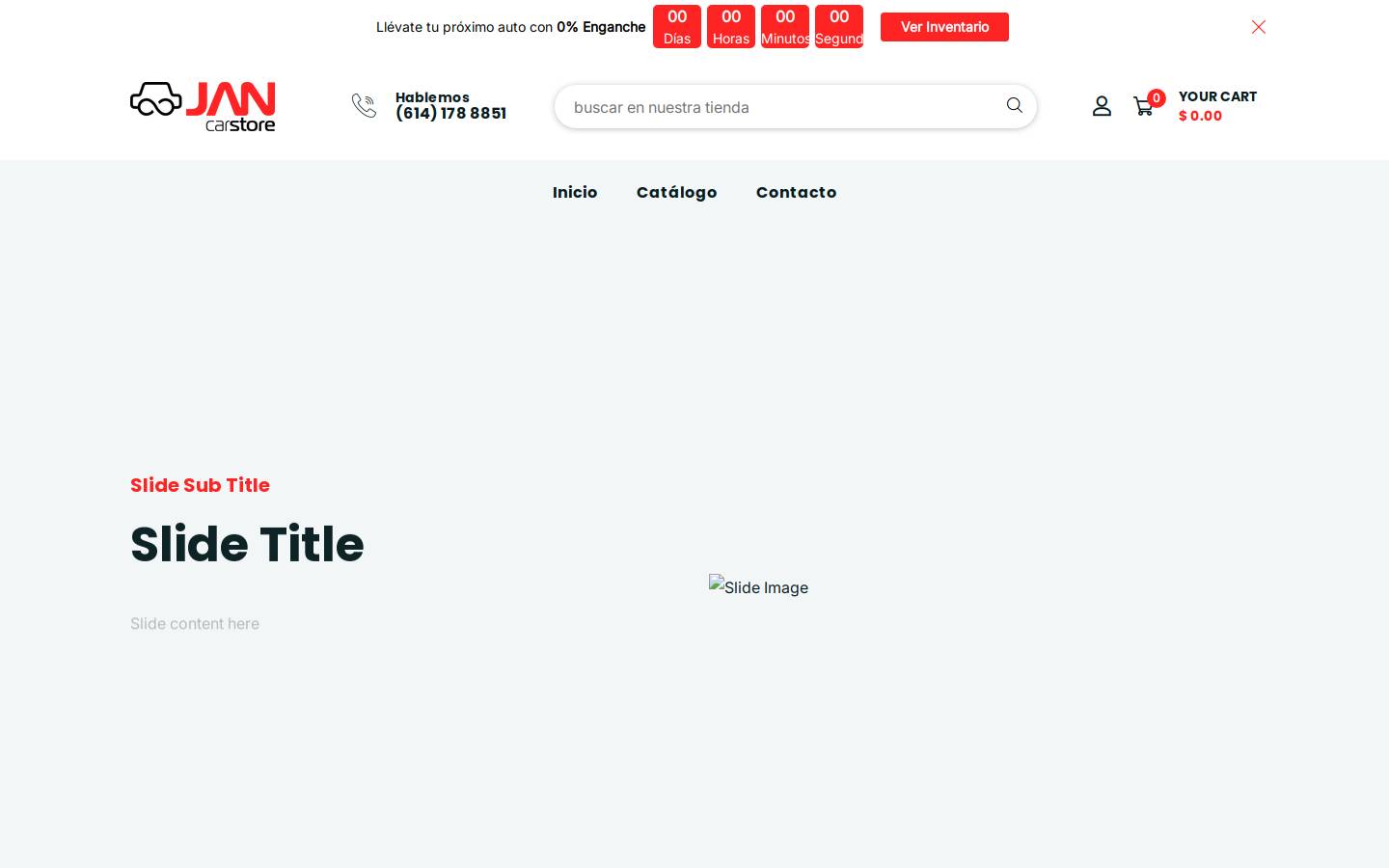 jancarstore.com homepage screenshot