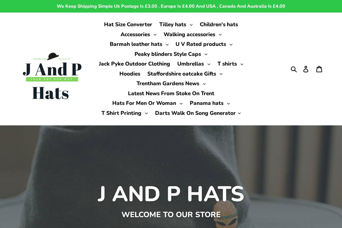 Jandphats homepage screenshot