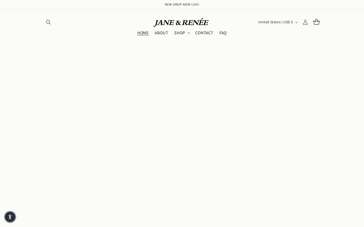 janeandrenee.com homepage screenshot