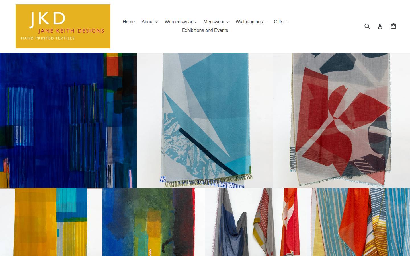 janekeith.com homepage screenshot