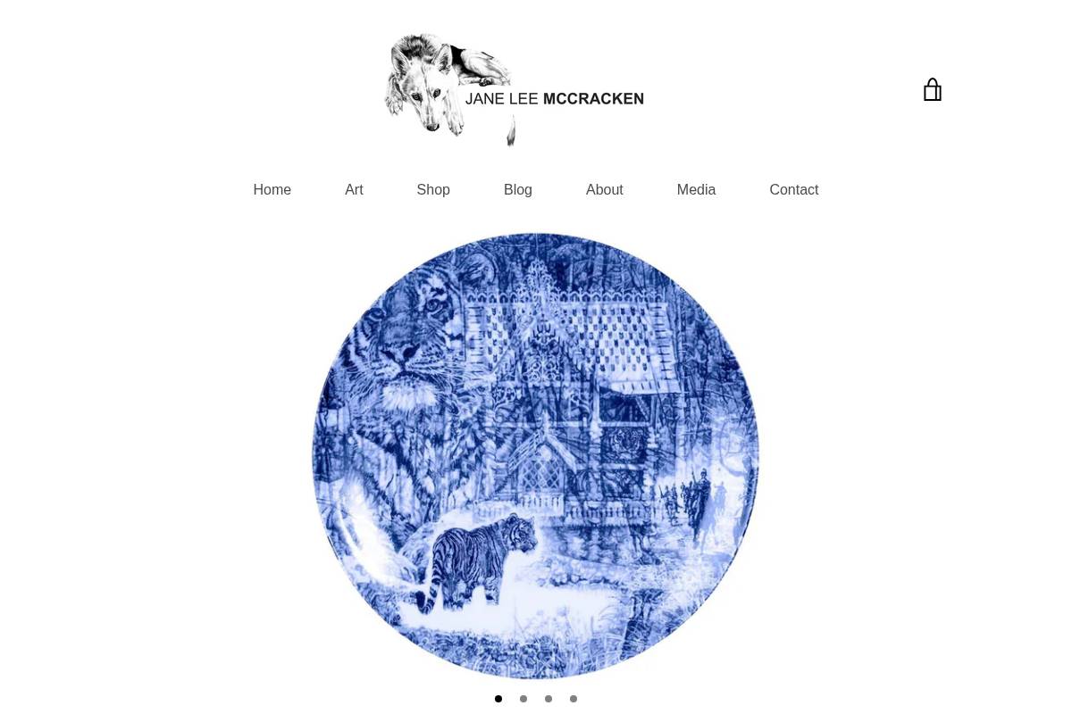 janeleemccracken.co.uk homepage screenshot